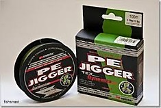 Леска плетеная SWD "PE Jigger" 0,28 100м (16,00кг, зеленая)