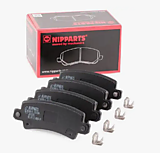  Колодки тормозные дисковые Nipparts J3 612 025_TOYOTA Corolla (E110)