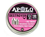 Пуля пневм. APOLO "Destoyer", для винт., 5,5 1,8 гр. (100 шт.)										