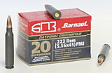Патрон 5,56х45 (FMJ 4 гр. полимер ( Барнаул)(К23-22)(К41-22) 20шт