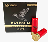 Охот.патрон "СИБИРЬ"PREMIUM 12/70/32  №3 б/к  (25шт)  (317-25)(370-25)