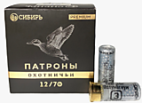 Охот.патрон "СИБИРЬ"PREMIUM 12/70/36  №3 полумагнум  (25шт)  (325-25)