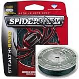 Леска плетеная SPIDERWIRE "STEALTH" 0.20mm (137m)(13.96kg)(темно-зеленая)