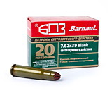Патрон холостой светозвуковой Барнаул 7,62х39 BLANK (20шт)(МШ12-22)