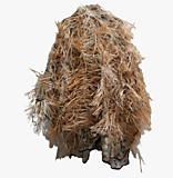 Пончо с лыком / трикотажная сетка+лыко