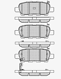 Колодки тормозные дисковые задние Icer 181509_Nissan  X-Trail II (T31)