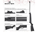 Пневматическая винтовка Borner Chance Safe (пластик,Black,XS-QA6BCS) 4,5 мм
