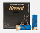 Охот.патрон Рекорд 12/70/32 № 0 б/к (8/25) 25шт
